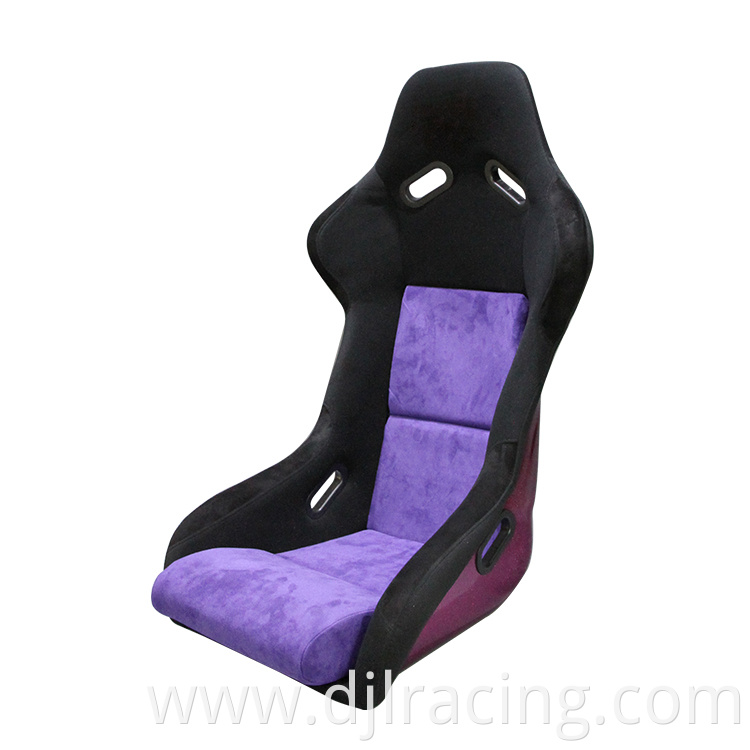 High Quality Carbon Fiber Fiberglass Racing Car Seats with L Board and Double Slider Auto Accessories